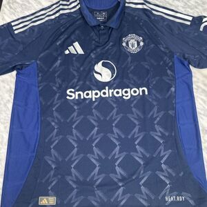 adidas Manchester United 24/25 Uk Away Authentic Jersey IU1391 Men's XL NEW
